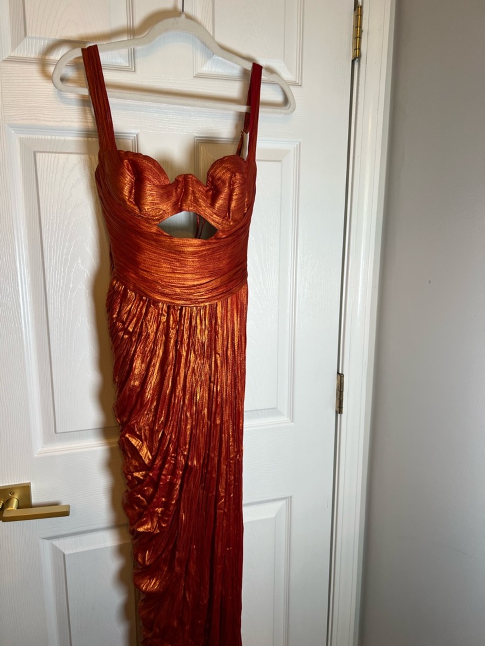 NEW Maria Lucia Hohan Margaux Gown in Sangria - Picture 5 of 11